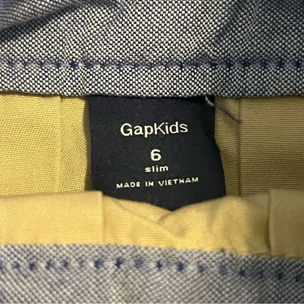 Gap Khaki Pleated Skirt